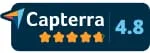 4.8 Capterra stars crest