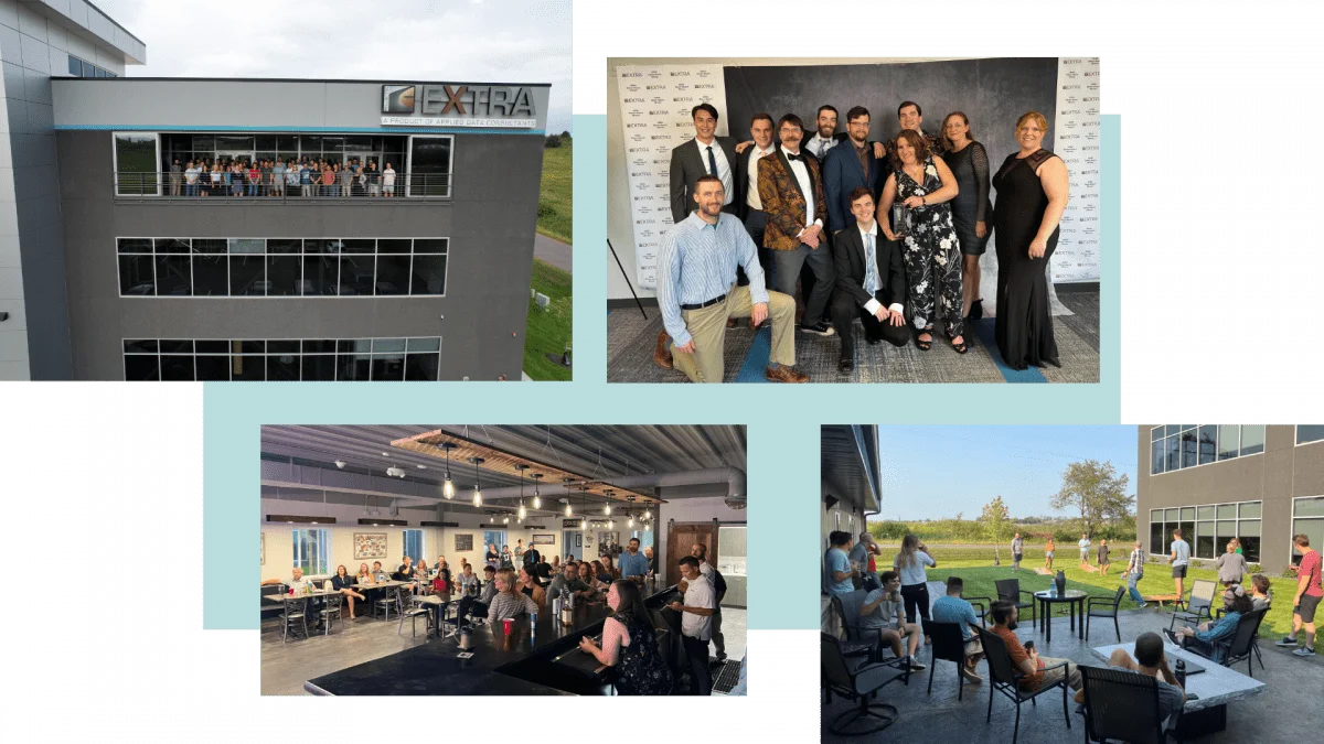 Collage of Elite EXTRA team photos