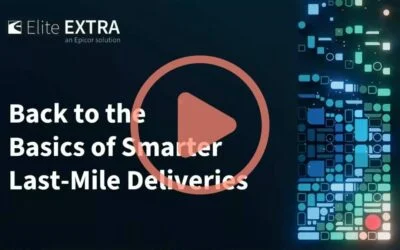 Elite EXTRA Demo: Basics of Smarter Last-Mile Deliveries