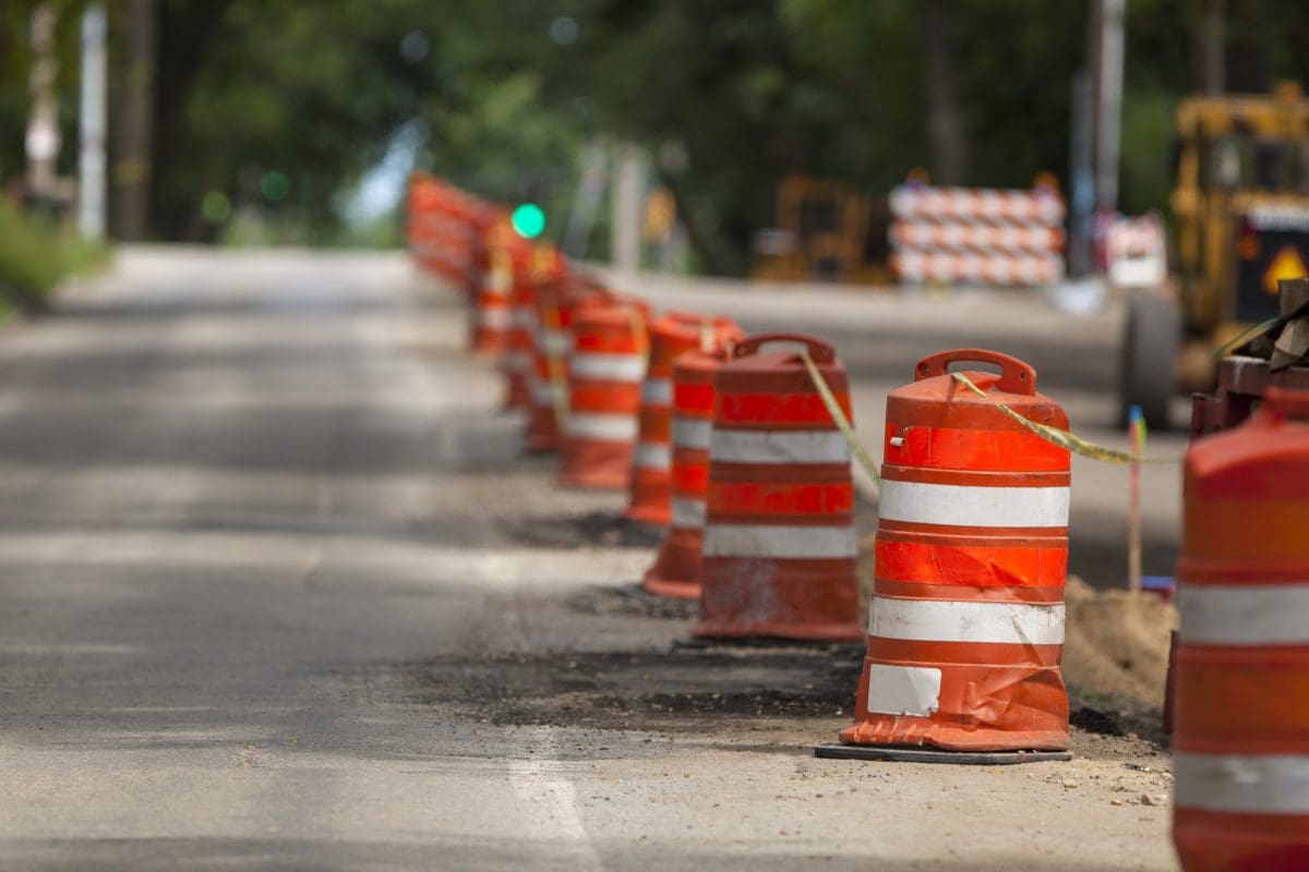 Routing Around Road Construction