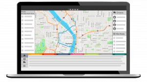 DM_On_Screen-2 Delivery Route on Laptop