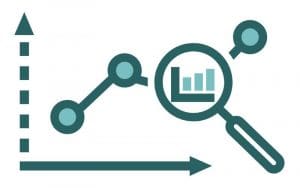 Graphic depiction of an analytics graph