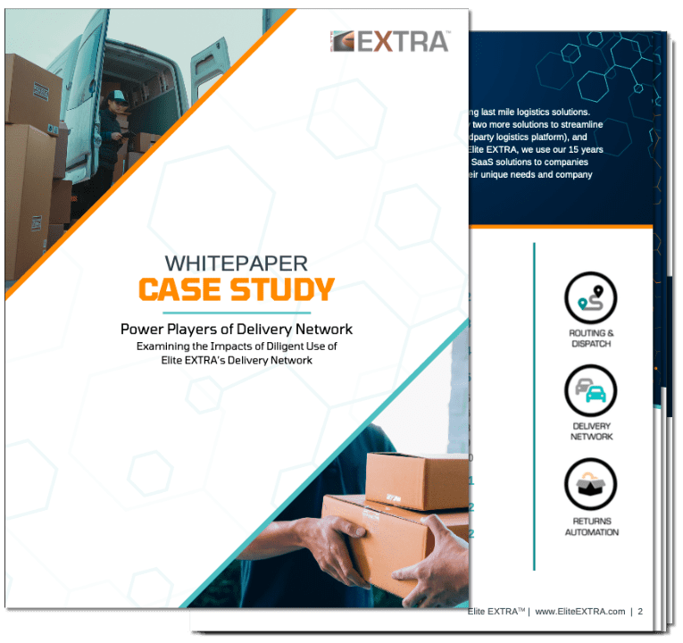 The header page of the Delivery Network case study